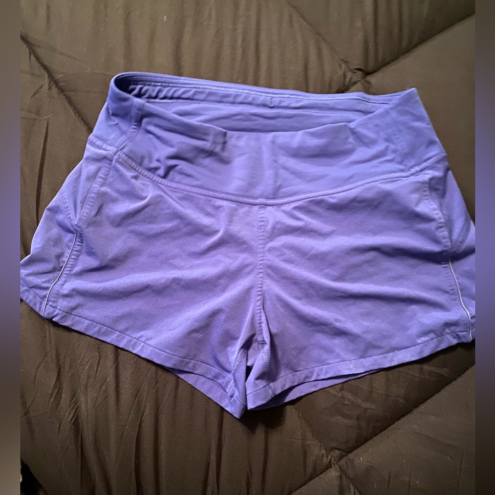 Lululemon Speed short. Purple/blue color. Size:4